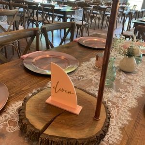 Wedding/Party Table Numbers and decor